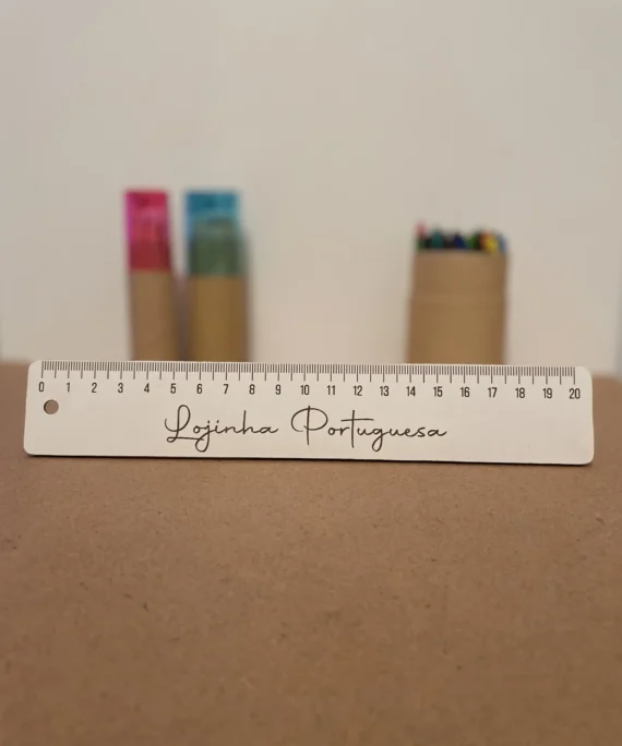 Régua de 20cm personalizada - Lojinha Portuguesa