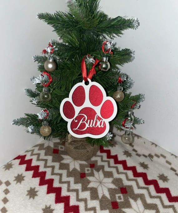 Bola de natal com fundo - Lojinha Portuguesa