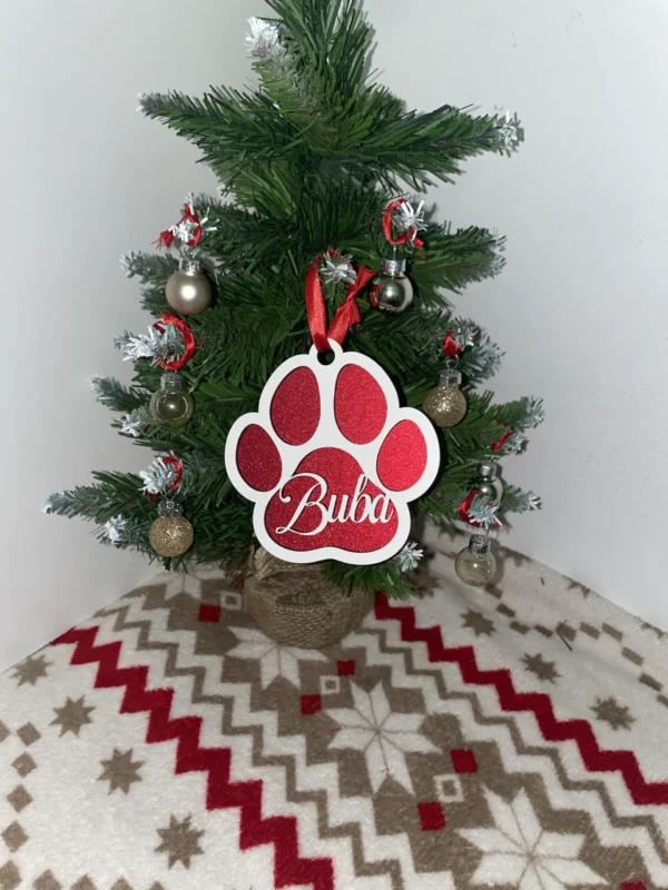 Bola de natal com fundo - Lojinha Portuguesa
