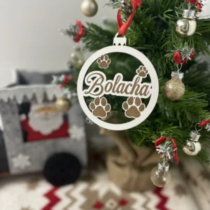 Bola de natal com fundo - Lojinha Portuguesa