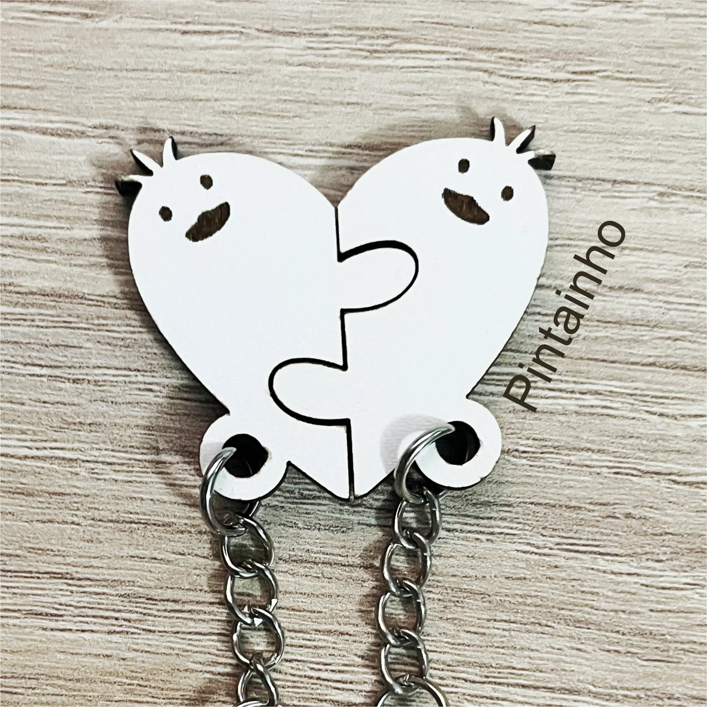 Porta-Chaves animais para casal - Lojinha Portuguesa