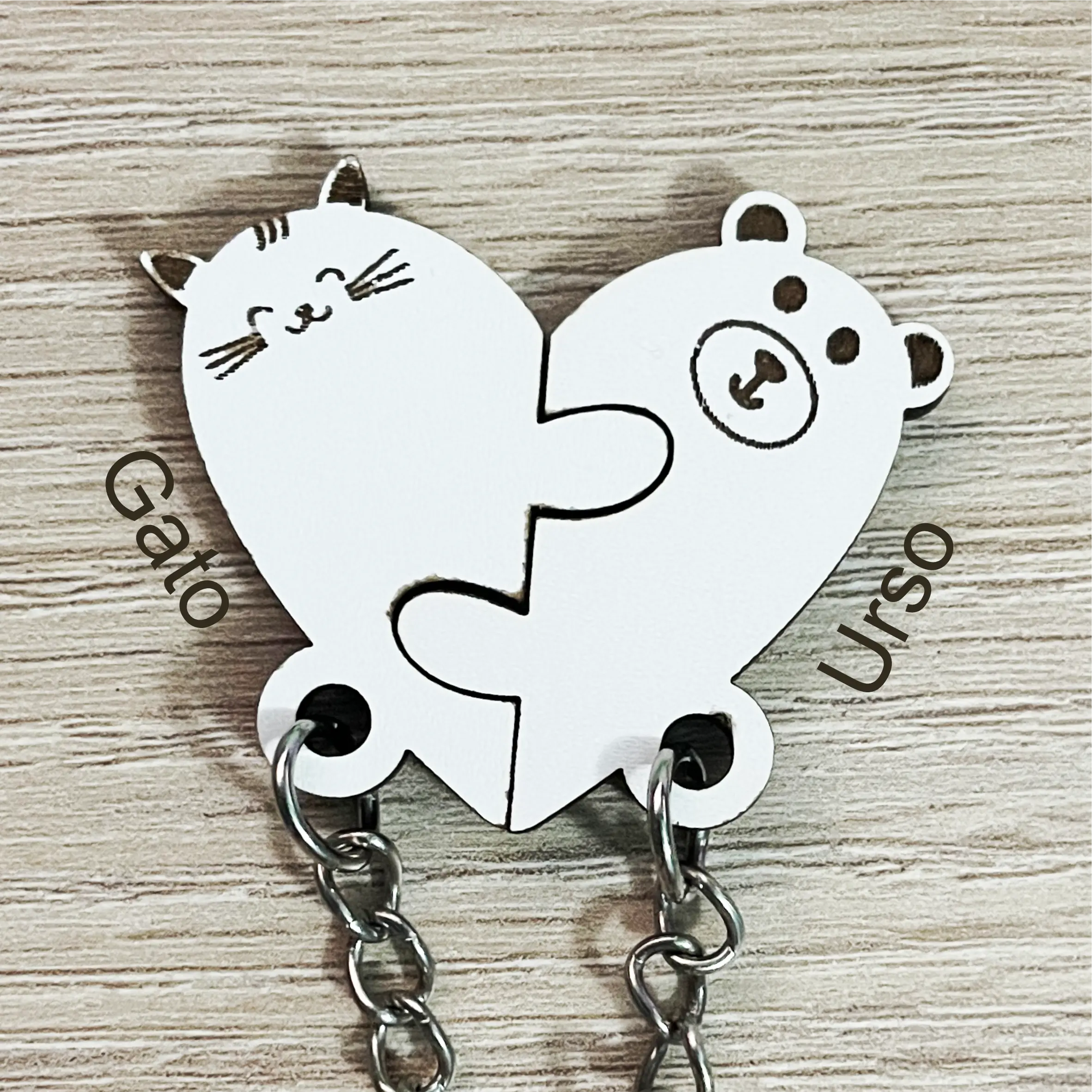 Porta-Chaves animais para casal - Lojinha Portuguesa