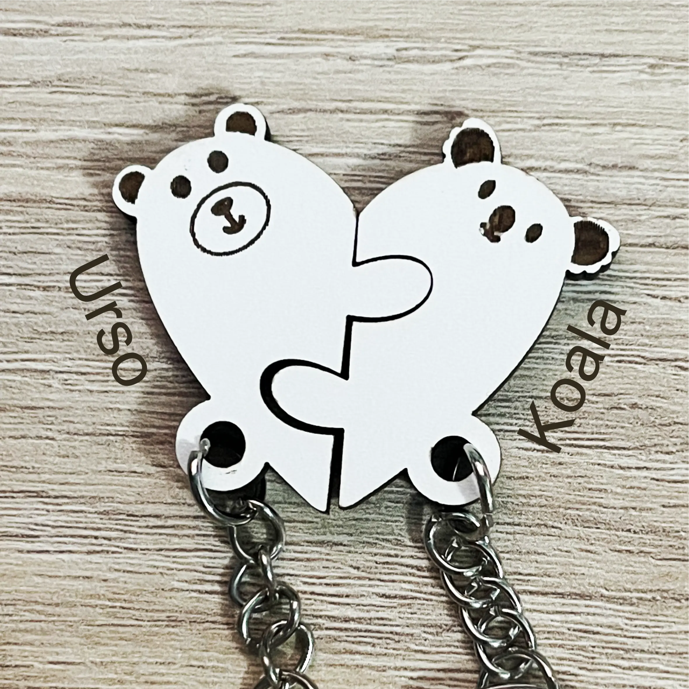 Porta-Chaves animais para casal - Lojinha Portuguesa