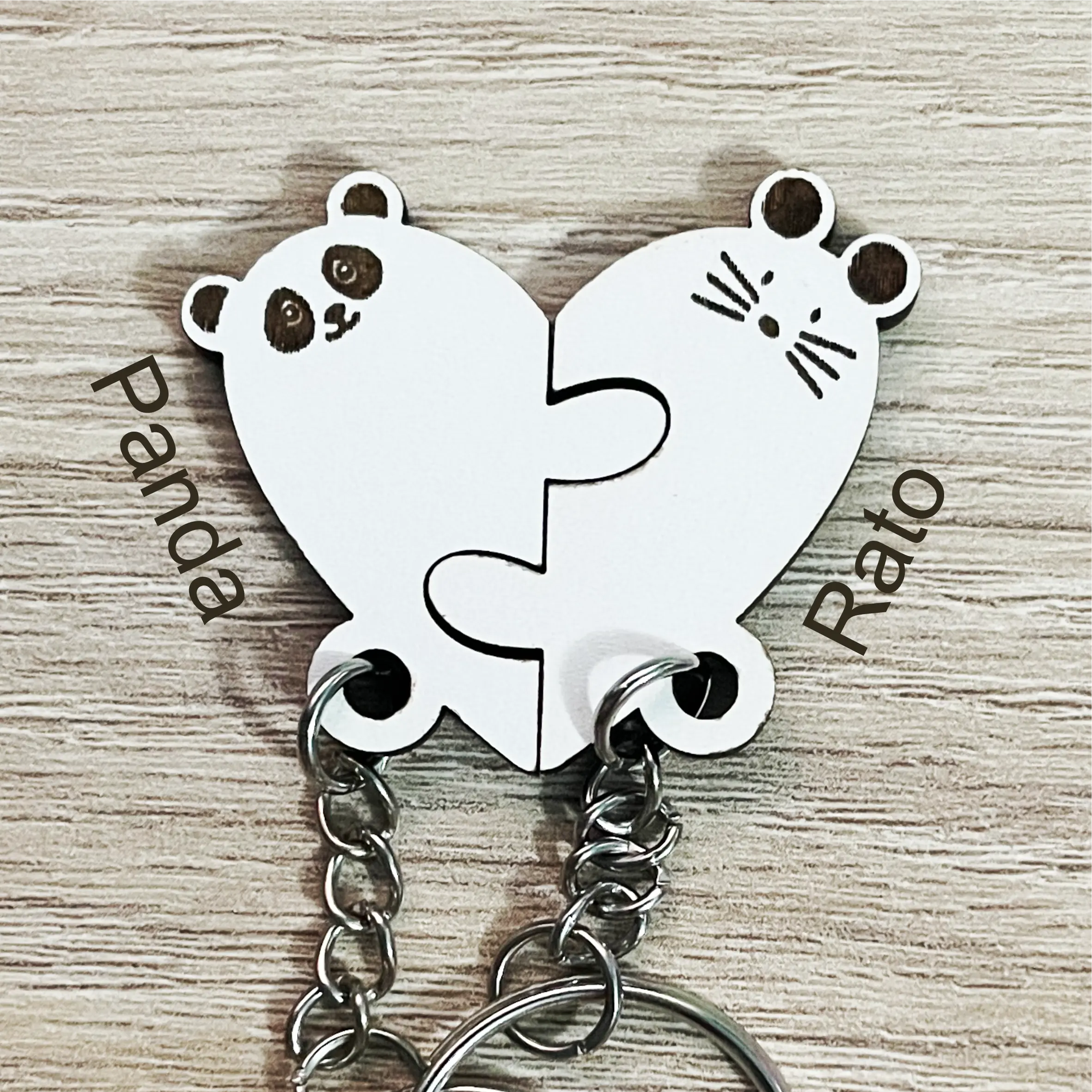 Porta-Chaves animais para casal - Lojinha Portuguesa