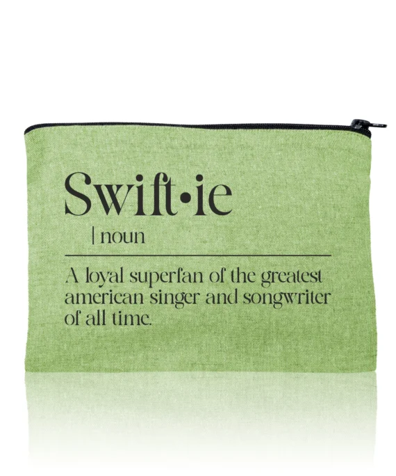 Bolsa pequena com frase Taylor Swift