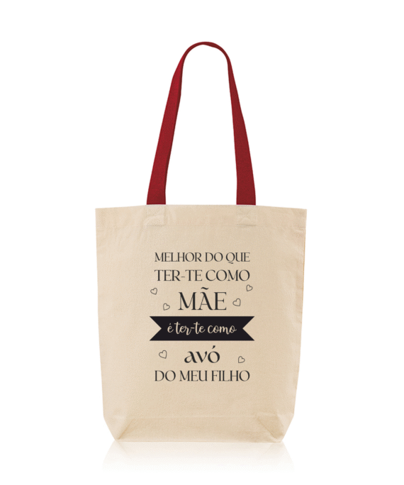 Melhor do que ter-te como mãe - Saco de Pano - Totte Bag - Lojinha Portuguesa