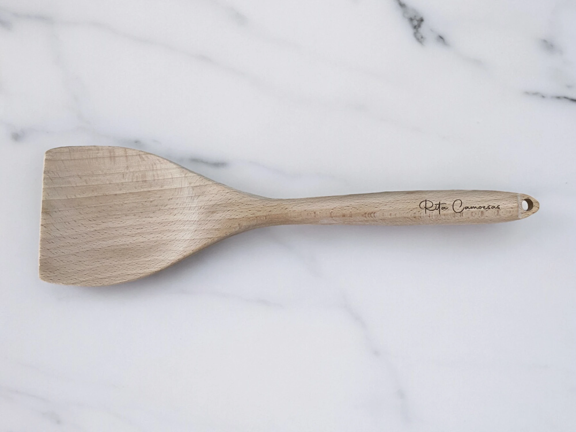 Espátula de Madeira - Colher de Sopa - Colher de Cozinhar - Lojinha Portuguesa