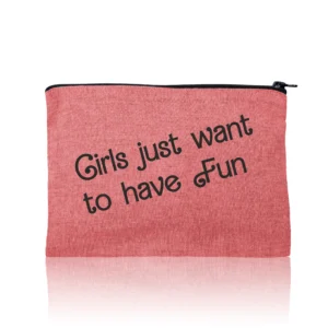 Bolsa pequena reciclada - Girls Just want to have FUn - Lojinha Portuguesa