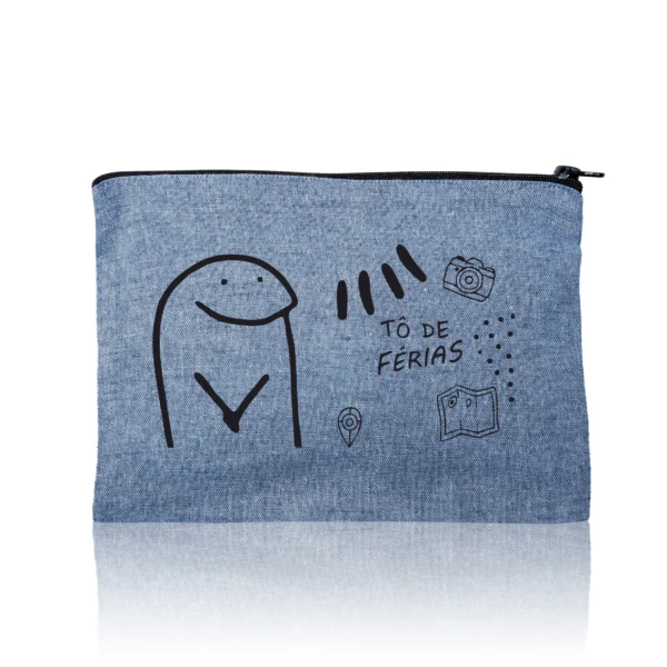 Bolsa pequena reciclada - Tô de Férias - Lojinha Portuguesa