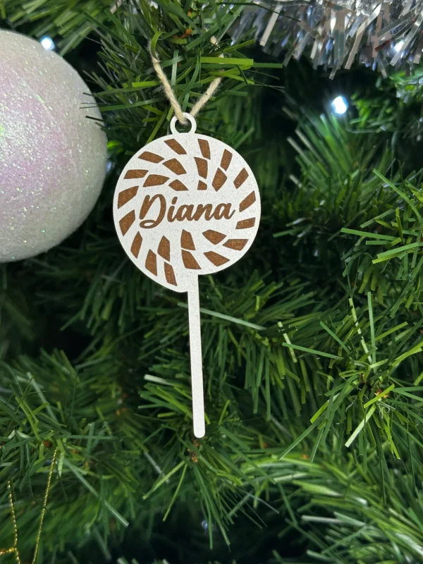 Bolas de natal de MDF, personalizadas, Decoração natalícia - Lojinha Portuguesa