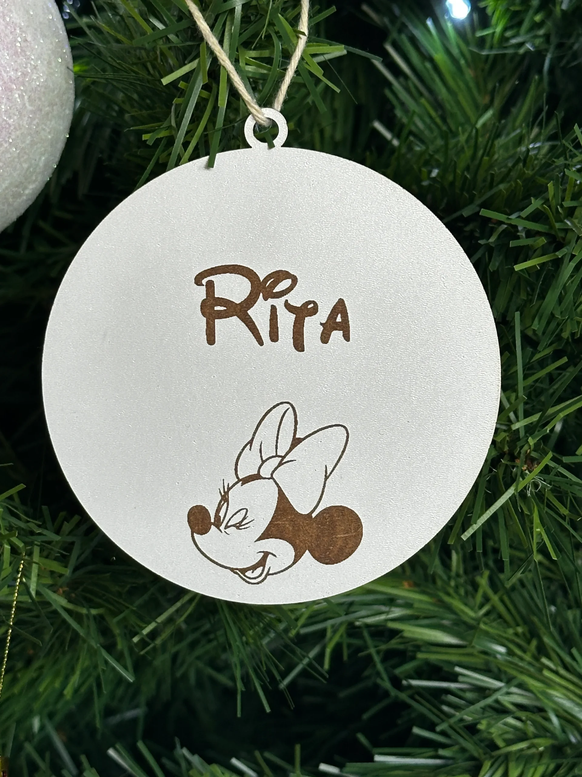 Bolas de natal de MDF, personalizadas, Decoração natalícia - Lojinha Portuguesa