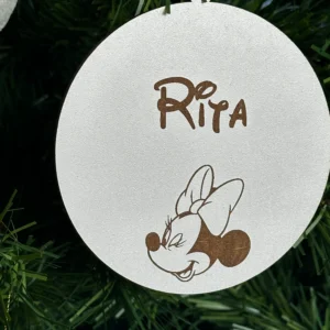 Bolas de natal de MDF, personalizadas, Decoração natalícia - Lojinha Portuguesa