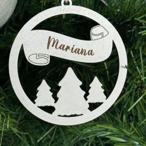 Bolas de natal de MDF, personalizadas, Decoração natalícia - Lojinha Portuguesa