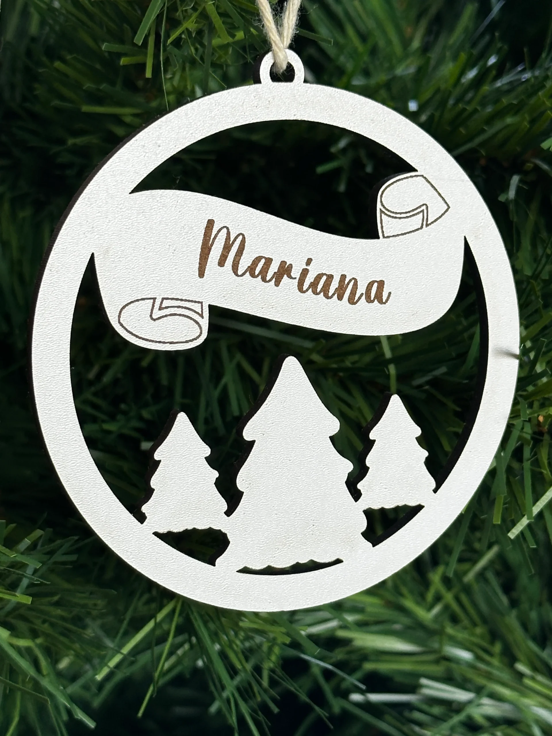 Bolas de natal de MDF, personalizadas, Decoração natalícia - Lojinha Portuguesa