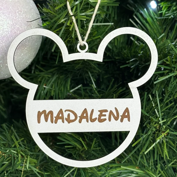 Bolas de natal de MDF, personalizadas, Decoração natalícia - Lojinha Portuguesa