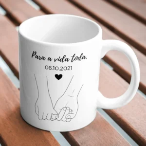 Caneca personalizada a vida toda dia dos namorados