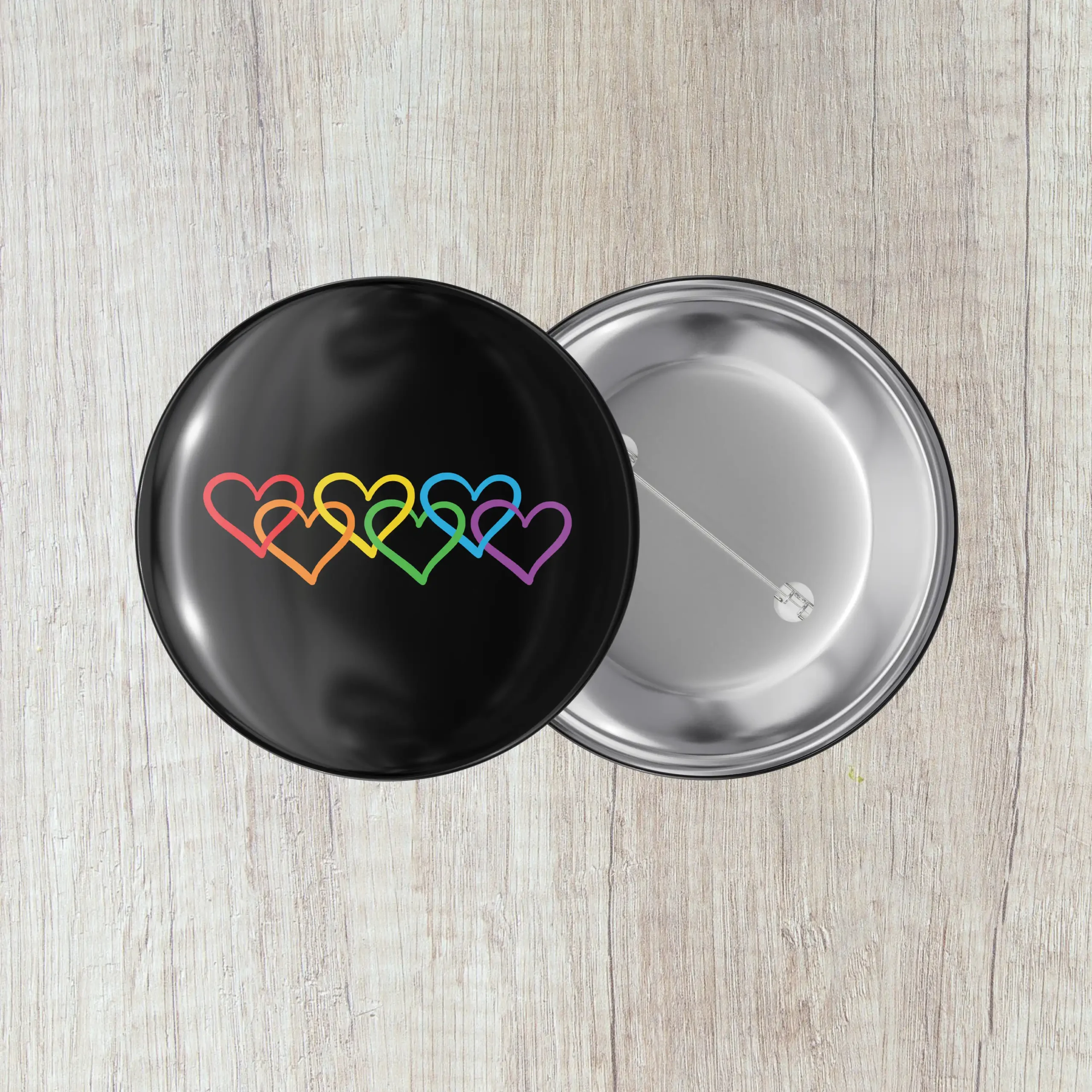 Crachá LGBT+ (Hearts)