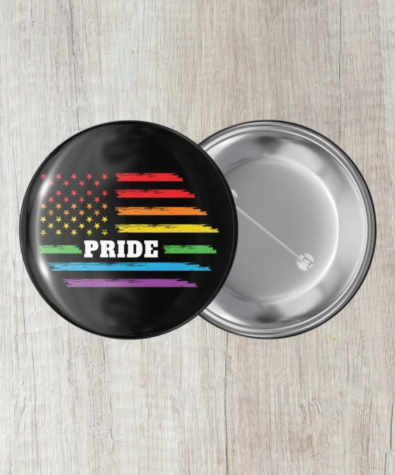 Crachá LGBT+ (Pride US Flag)