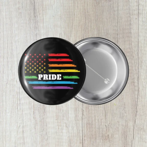 Crachá LGBT+ (Pride US Flag)
