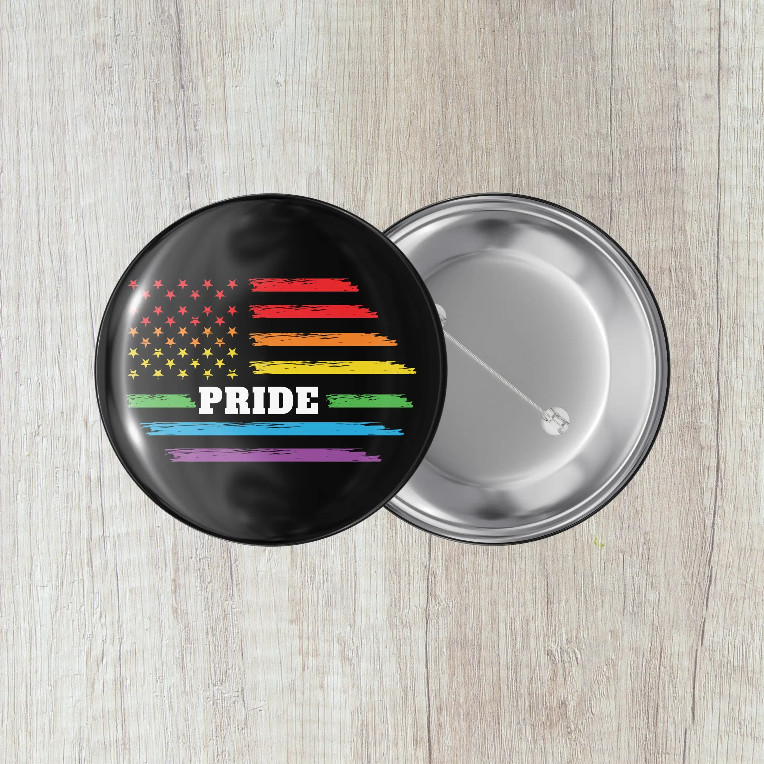Crachá LGBT+ (Pride US Flag)