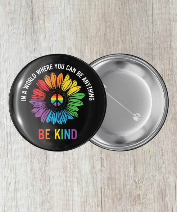 Crachá LGBT+ (Be kind)