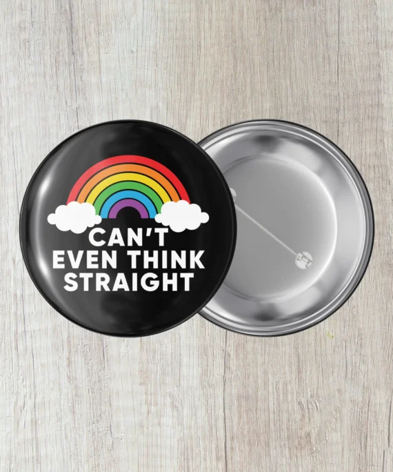 Crachá LGBT+ (Can't even think straight)