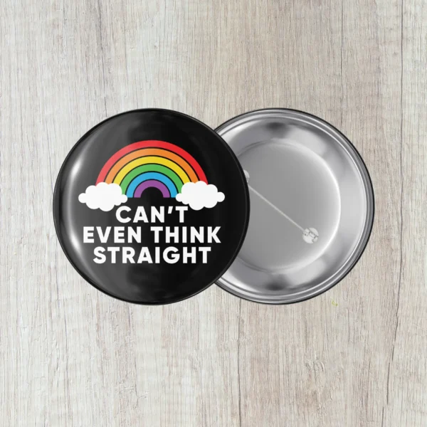 Crachá LGBT+ (Can't even think straight)