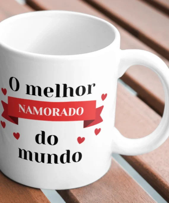 Caneca "O melhor namorado do mundo"