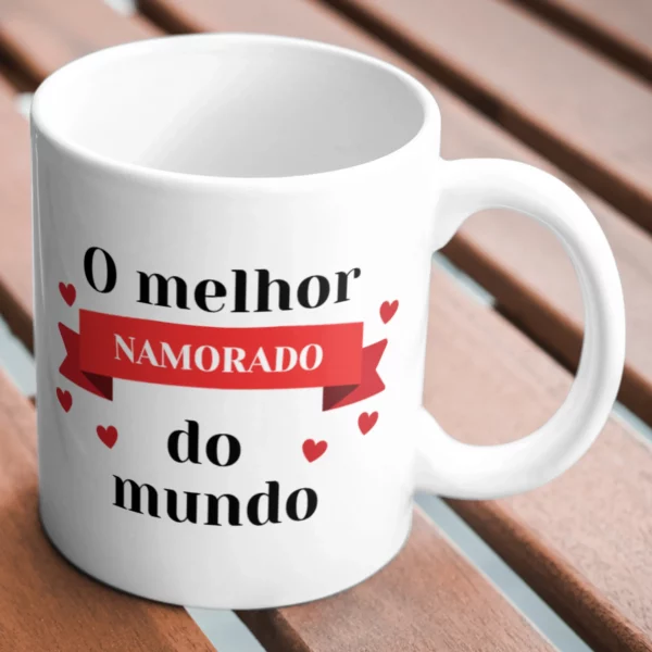 Caneca "O melhor namorado do mundo"
