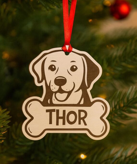 bola de natal personalizada animais