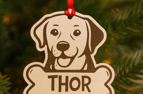 bola de natal personalizada animais