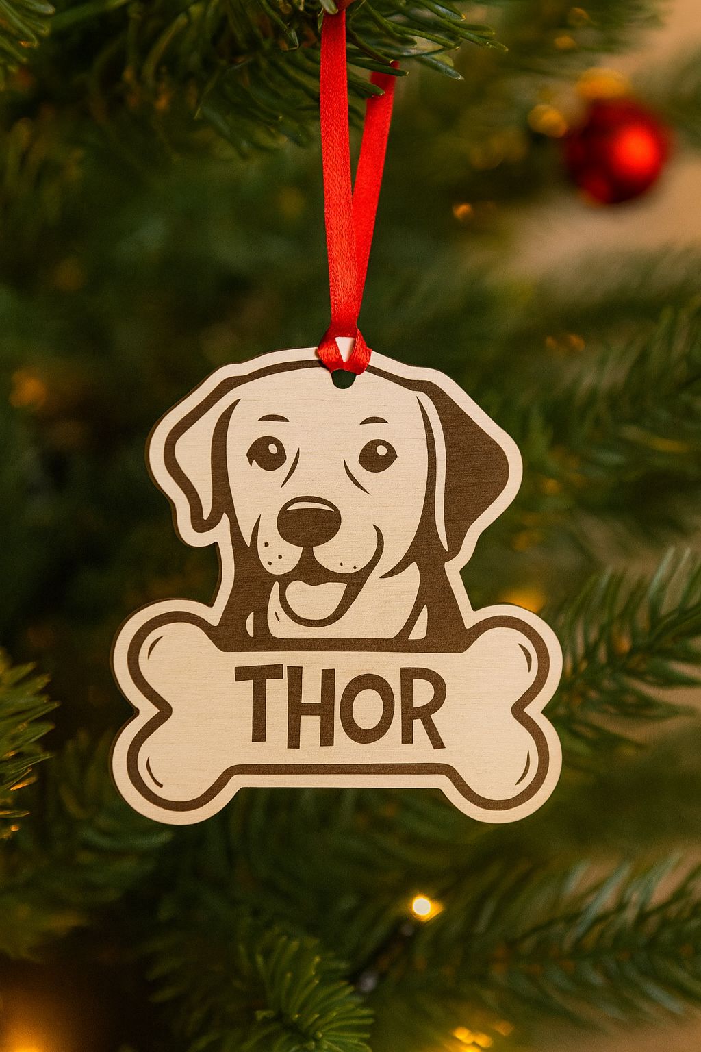 bola de natal personalizada animais