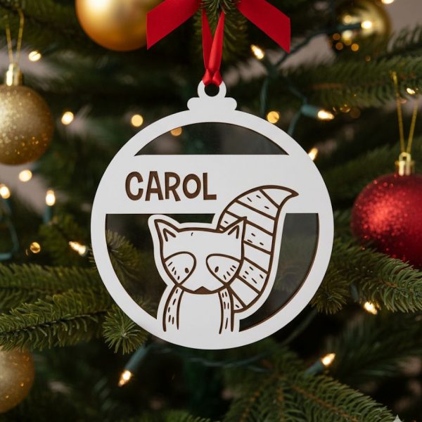 Bola de natal personalizada Esquilo