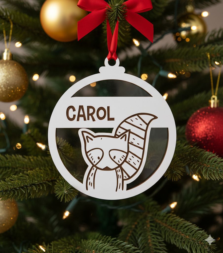 Bola de natal personalizada Esquilo